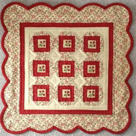 Red Quilt - Etsy