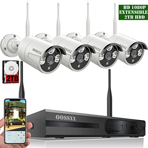 【2018 update】OOSSXX 8-Channel HD 1080P Wireless IP Security Camera ...