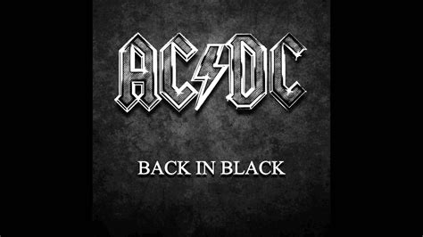 AC/DC Back In Black | Acdc, Back to black, Music videos