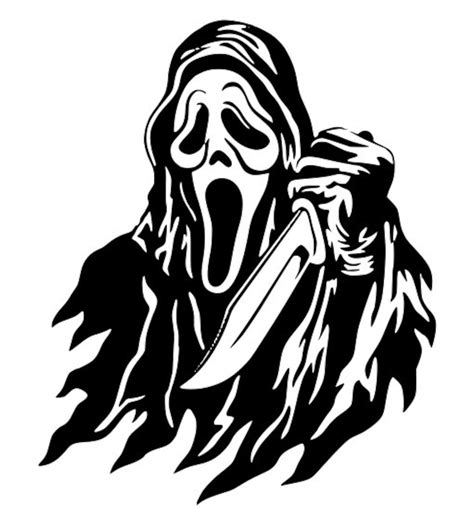 Buy Ghostface Scream Movie Halloween SVG for Craft Machines Cricut ...