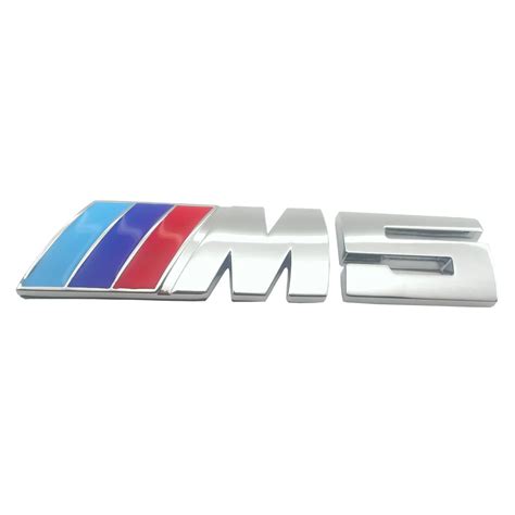 M Tech Power ///M Chrome M5 Logo Emblem Badge Sticker Fit For BMW E39 ...