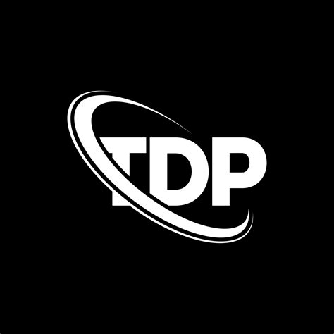 TDP logo. TDP letter. TDP letter logo design. Initials TDP logo linked ...