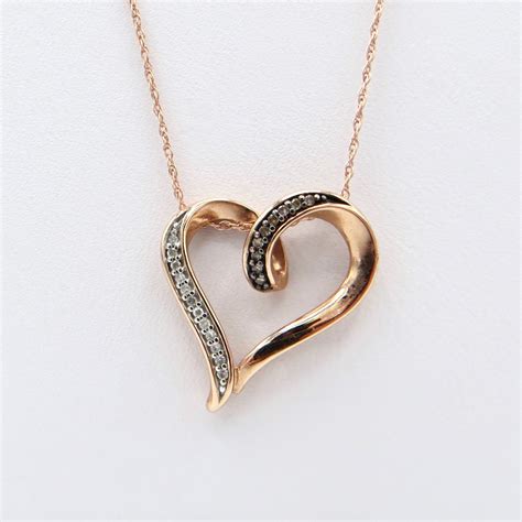 Rose Gold Heart Necklace – Antiques On Queen