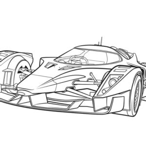 Racing Car Coloring Pages Printable for Free Download