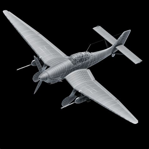 Junkers Ju 87 Stuka 3D Model $139 - .obj .fbx .3ds .max - Free3D