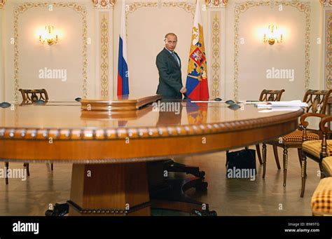 Russian President Vladimir Putin in his Kremlin s office Stock Photo ...