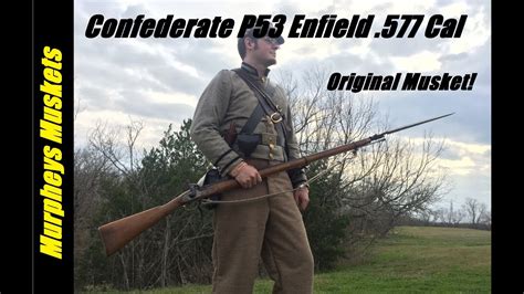 Shooting An Original 1853 Enfield Rifle Musket - YouTube