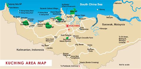 Kuching Map - Malaysia