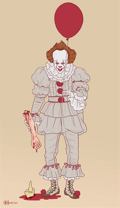 ArtStation - PENNYWISE 2017 (quick Fan art), Ar Batzman | Fan art, Art ...