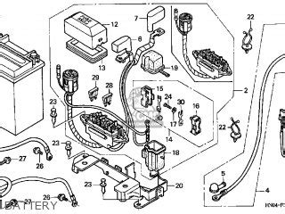 Honda TRX450ES FOURTRAX FOREMAN ES 1998 (W) USA parts lists and schematics