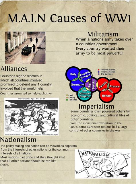 Ww1 causes | History classroom, Teaching history, World history lessons