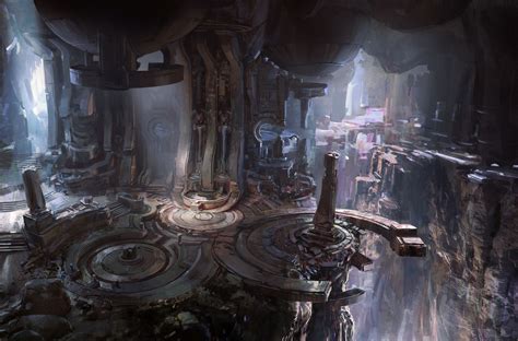 High res Halo 5 concept art by John Liberto : conceptart