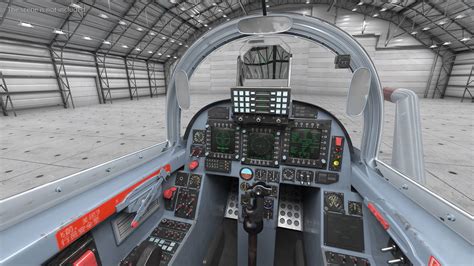 Chengdu J10 S Tandem Seated Cockpit 3D Model $129 - .3ds .blend .c4d ...