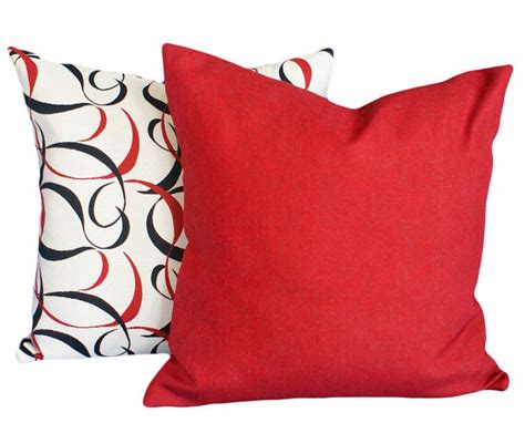 Image result for red sofa pillows | Red decorative pillows ...