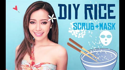 DIY Rice Scrub + Mask - YouTube in 2020 | Skin care tutorial, Face care ...