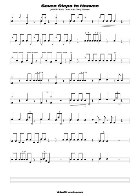 Tony Williams Transcription | Drum sheet music lessons online