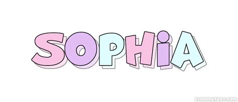 Sophia Logo | Free Name Design Tool from Flaming Text