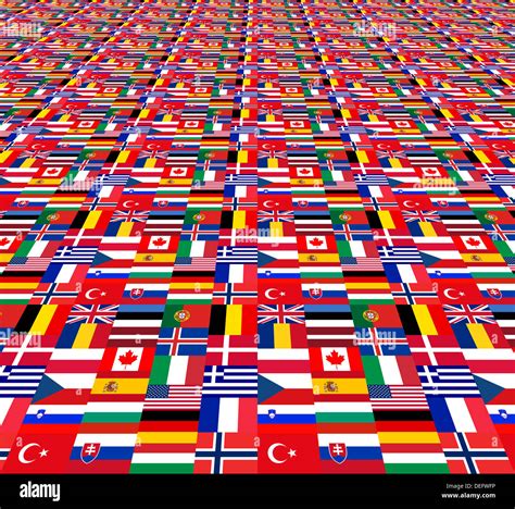 National flags of the NATO countries Stock Photo: 60585610 - Alamy