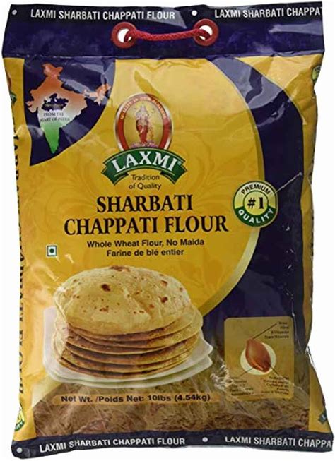 Buy Atta - Laxmi Sharbati Chapati Flour 10 Lbs | Par Birdie Foods ...