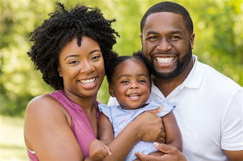 Happy African American Family Laughing And Smiling Stock Photo ...