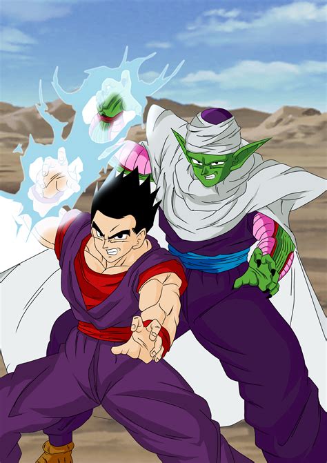 Image - Gohan and Piccolo Colored by darkhawk5.png | Ultra Dragon Ball ...