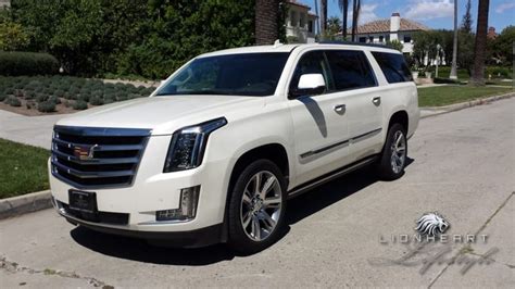 Cadillac Escalade (White) Rental in Los Angeles - Lion Heart Lifestyle