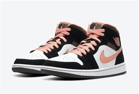 Air Jordan 1 Mid Peach Mocha DH0210-100 Release Date Info | SneakerFiles