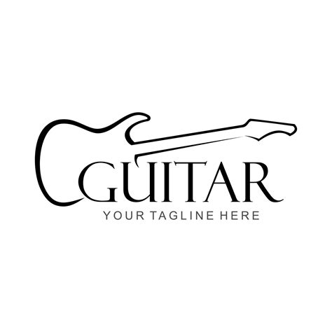 Guitar Music Logo Vector Art, Icons, and Graphics for Free Download