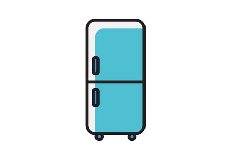 Refrigerator Icon Illustration par hellopixelzstudio · Creative Fabrica