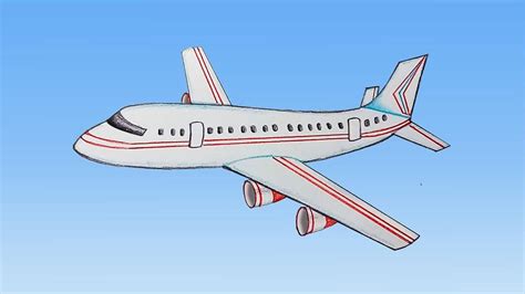 How to draw an airplane (Quick tutorials you can try)