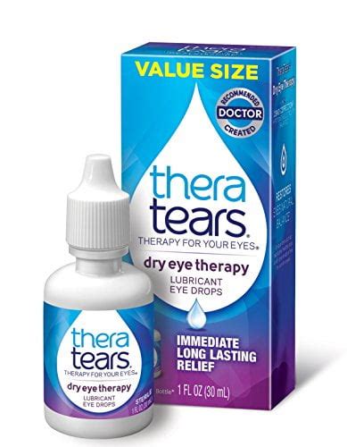 TheraTears Eye Drops for Dry Eyes, Dry Eye Therapy Lubricant Eyedrops ...