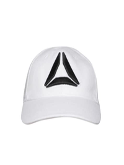 Buy Reebok Unisex White Self Design Snapback Cap - Caps for Unisex ...