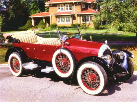 1920 Revere 5-Passenger Touring Car Red | 1920s car, Old classic cars ...