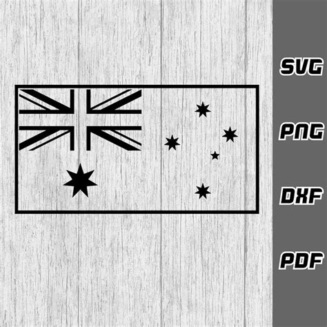 Australia Flag Svg Aussie Svg Png Dxf Pdf Cricut Cut File SVG Files SVG ...