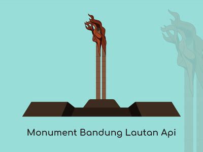 Bandung City Vector Monument Bandung Lautan Api by A Hendry Mulyana on ...