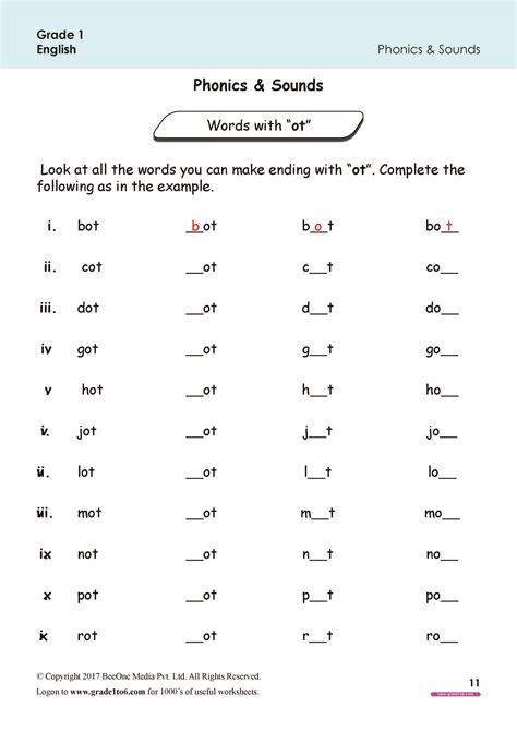 Grade 1 English Worksheets Pdf - English Worksheets For Grade1 Archives ...