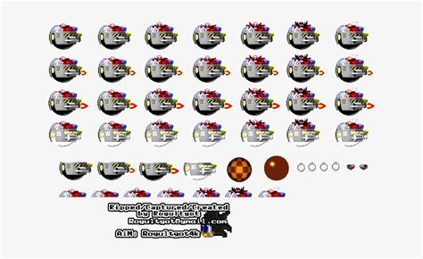 Download Robotnik - Sonic 1 Eggman Sprites | Transparent PNG Download ...