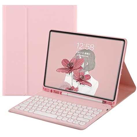 Buy Disonbeir iPad Mini 6th Generation Keyboard Case Cute Round Key ...