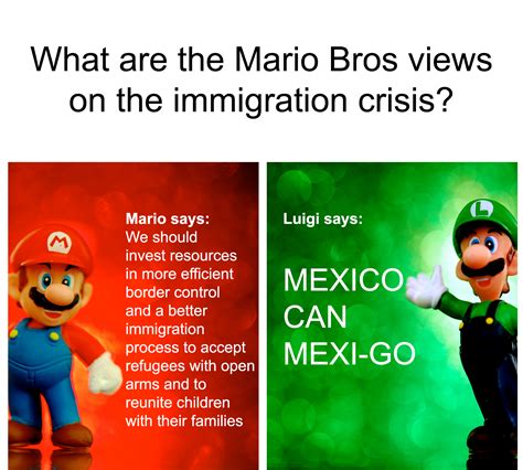 Who do you side with? | Mario Bros. Views | Know Your Meme