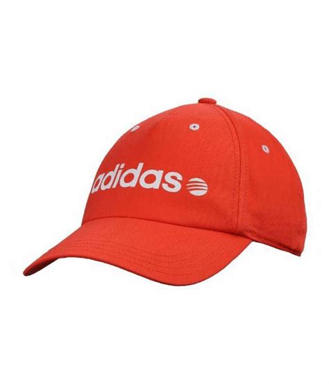 Adidas Red Cotton Baseball Cap - Buy Online @ Rs. | Snapdeal