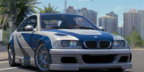 BMW M3 GTR from Need for Speed Most Wanted (2005) : r/forza