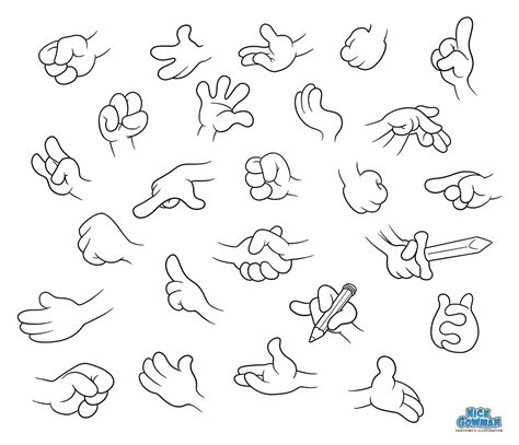 How to draw cartoon hands | A step by step guide to drawing hands