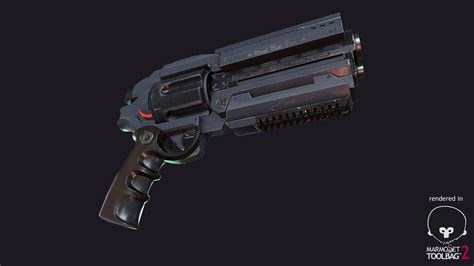 ArtStation - Sci-fi revolver, Roman Kashtanov