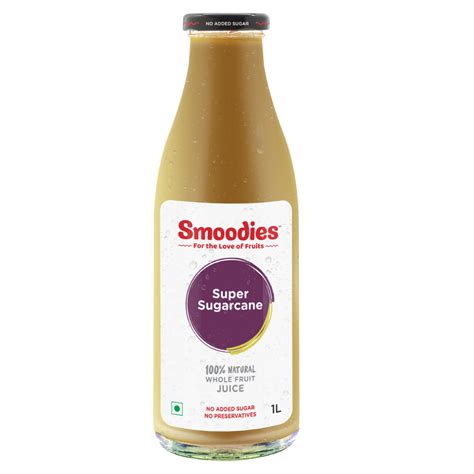 Sugarcane Juice with Ginger and Lemon - 1 Litre – Smoodies