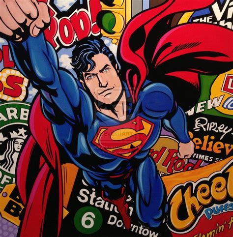 Superman | Superhero pop art, Pop art comic, Pop art painting