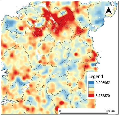 cartography - Key for a Heat Map - Geographic Information Systems Stack ...