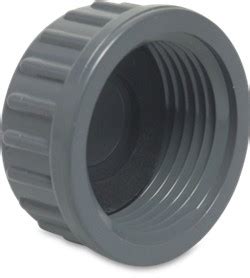 PVC Threaded End Cap complete with Rubber seal.