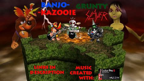 Banjo-Kazooie: Gruntilda's Lair Metal Mix [Guitar Pro 6 Arrangement ...