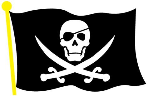 a pirate flag with a skull and crossbones