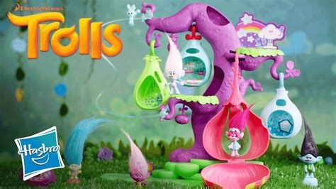 DreamWorks Trolls POD'ular Troll Tree With Pods Large Toy Poppy World ...